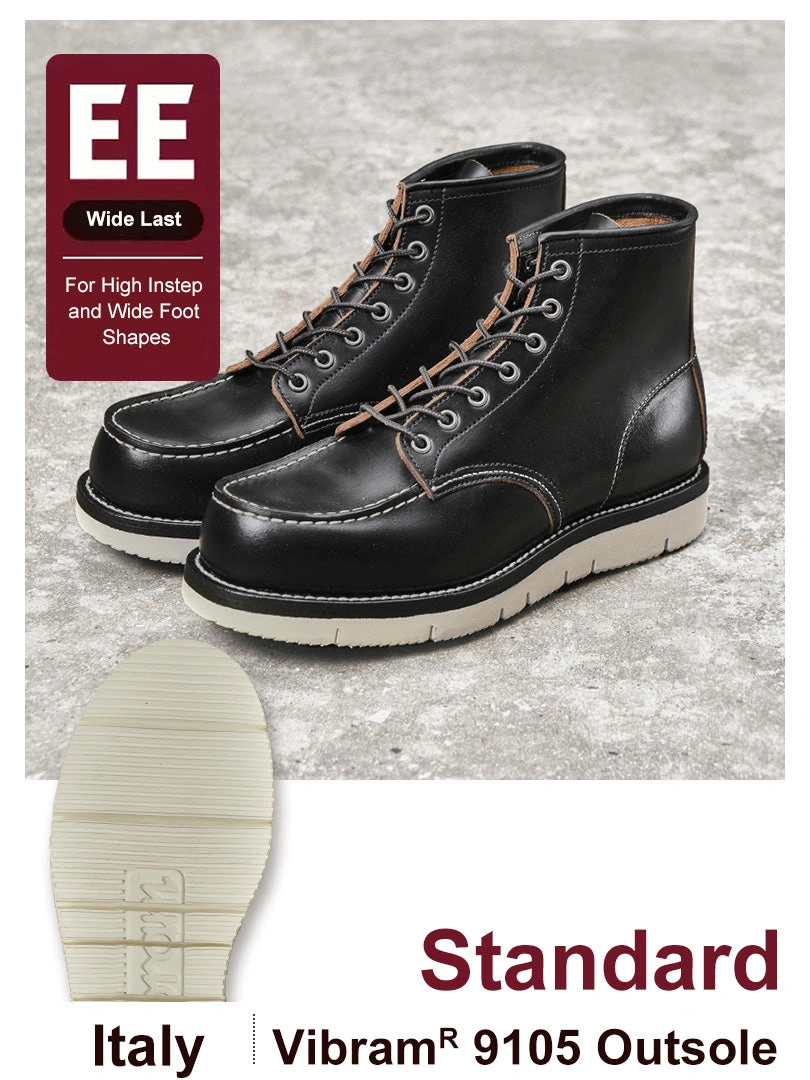 Centurion Moc Toe Stiefel: Robustes Leder, markante Vibram Sohle. Dein Abenteuer beginnt!