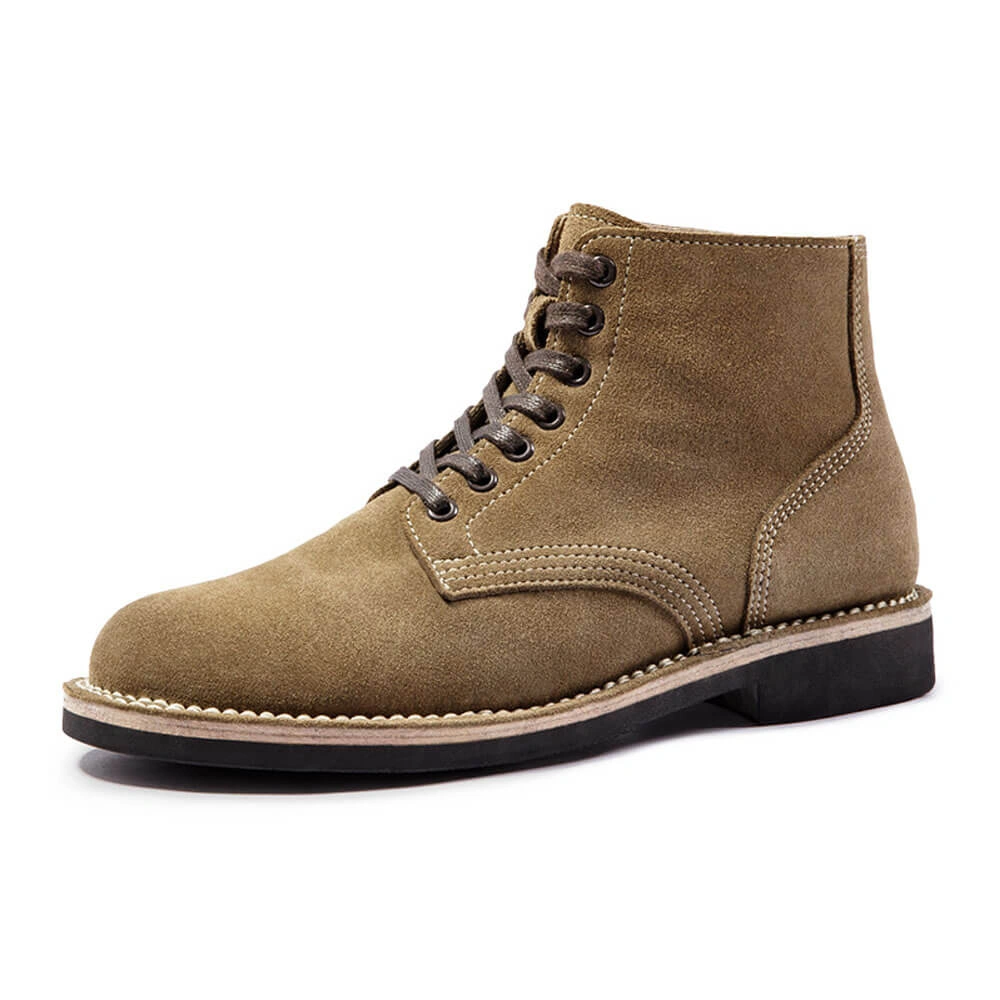 Fast neu, braune Wildleder-Boots für Herren - Boondocker Style, nur UK! Stilvoll & bequem, ein Schnäppchen!